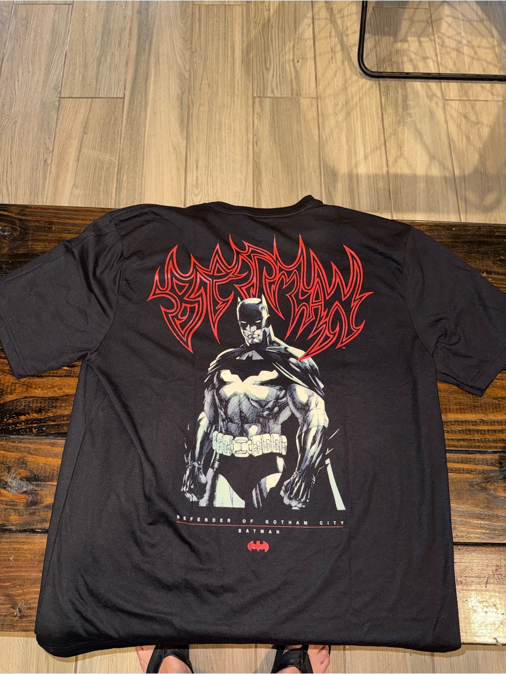 DC Comics Heavyweight Batman black graphic shirt